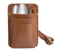 Sac porte-ciseaux - Mallette à outils en cuir synthétique - Porte-sécateur 19 x 13,5 cm - Organiseur professionnel pour fleuristes et coiffeurs - Système de rangement de jardin avec capacité étendue