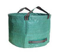 Sac poubelle de jardin) - Réutilisable, robuste, pliable - Avec anneau en plastique - Vert - VqM482 (vert, 81 x 46 cm)