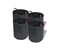 Sac poubelle de jardin Vert foncé 4 pcs 272 L 150 g/m²