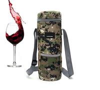 Sac pour bouteille de vin - Fourre-tout isotherme avec poignée, porte | bouteille pliable et épais | Sac à alcool Portable pour le Camping, fêtes, la plage, le voyages, les pique-niques, les événem