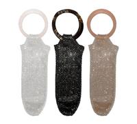Sac pour bouteille de vin - Pochette à strass avec poignée, porte-champagne, emballage cadeau étincelant | fête, mariage, pique-nique, dîner, voyage, vacances, pochette de luxe à paillettes pour