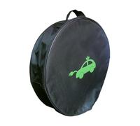 Sac pour câbles de démarrage | Sac de poignée de câble de chargeur EV | Étui de rangement robuste résistant à l'eau | Rangement compact pour transporter des câbles de batterie, des outils d'équipement