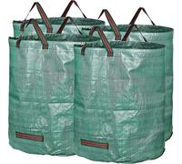 Sac pour déchets de jardin - Sac de jardin rond - Réutilisable - En tissu PP - Avec poignées de transport - Pour les feuilles et les déchets végétaux