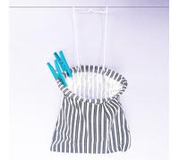 Sac pour épingles à linge - Bleu/Blanc - 30 cm X 20 cm X - CALICOSY