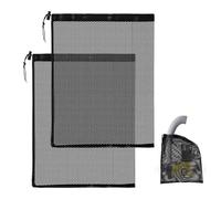 Sac pour pompe de bassin 2 Pieces Barriere A Filet Fin | Sac filtrant en maille de 30,5 × 40 cm avec cordon de serrage pour cascade aquarium bac à poissons fontaine jardin