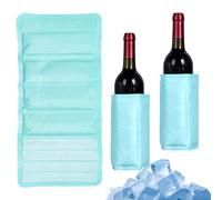 Sac réfrigérant pour bouteilles de vin en gel, avec manchon pour congélateur, vodka, tequila, refroidisseur