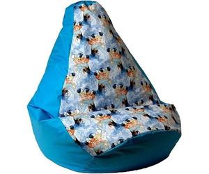 Sac Sako pouf poire bleu - Frozen L 105 x 80 cm