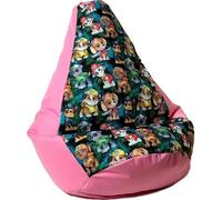 Sac Sako pouffe impression poire rose-PAW Patrol XL 130 x 90 cm
