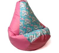 Sac Sako pouffe Imprimé poire rose-licorne XXL 140 x 100 cm