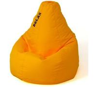 Sac Sako pouffe Poire jaune XXL 140 x 100 cm