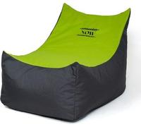 Sac Sako pouffe Tron noir-vert XXL 140 x 90 cm