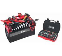 Sac textile 30 L + 100 Outils de maintenance SAM OUTILLAGE - CP-100-BAG2N