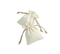 Sac Toile de Jute, Pochon Tissu 50pcs coton toile de jute bijoux sac petite pochette fête de mariage bonbons cadeau sac personnalisé personnalisé boucles d'oreilles affichage(1 count (Pack of 1))