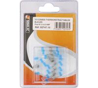 Sachet 10 cosses thermoretractables bleues pour fil 15 a 25mm² - 274710