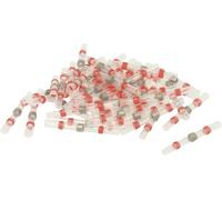 Sachet 50 cosses thermoretractables rouge pour fil 05 a 15mm² - 274650