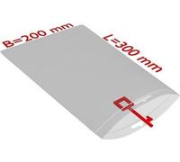 Sachet à fermeture à pression avec perforation européenne dimensions 200x300mm épaisseur 50µ PE transparent