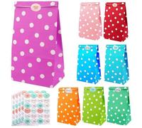 Sachet Bonbon - Anniversaire - 36 Pcs - Multicolore - Sans Plastique - 24x13x8 cm