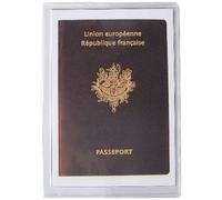 Sachet De 10 Etuis De Protection Pour Passeport 2 Volets Pvc Lisse 15x100e - 133x95mm
