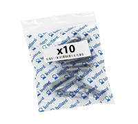 Sachet de 10 vis à tête hexagonale P2R Argenté