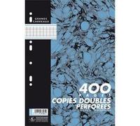 Sachet de 100 copies doubles ( 400 pages perforées ), 21 x 29,7 cm Seyes, 70 g, blanc G