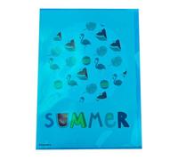 Sachet de 100 pochettes coin polypropylène lisse Premium - A4 - Couleurs assorties
