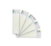 Sachet de 100 serre-câbles blancs de 2,5 x 100 mm, 100% nylon 66, résistants et durables, idéal pour l'organisateur de câbles et les fixations.
