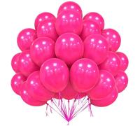 Sachet de 20 Ballons Fuschia - Dimensions : 30 x 30 cm