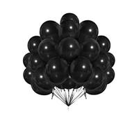 Sachet de 20 Ballons Noirs - Dimensions : 30 x 30 cm