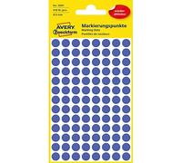 Sachet de 416 pastilles de couleurs, enlevable, 8 mm, bleu