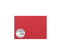 Sachet de 5 cartes simples Pollen 148x210 210g/m2 - Rouge groseille