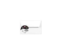 Sachet de 5 enveloppes Pollen 90x140, kraft 120g/m2 - Blanc