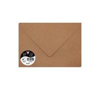 Sachet de 5 enveloppes Pollen C5 162x229 120g/m2 - Kraft