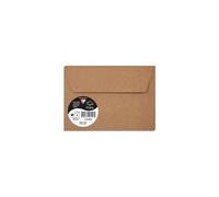 Sachet de 5 enveloppes Pollen C6 114x162 120g/m2 - Kraft