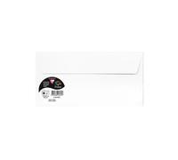 Sachet de 5 enveloppes Pollen DL 110x220 120g/m2 - Blanc