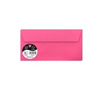 Sachet de 5 enveloppes Pollen DL 110x220 120g/m2 - Rose fuchsia