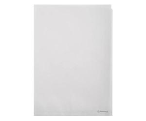 Sachet de 50 pochettes coin papier 110g/m2 - A4 - Transparent blanc