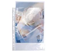 Exacompta Pochettes perforées A4 polypropylène recyclé lisse 9/100e – Boîte de 50