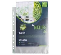 Sachet de 50 pochettes perforées PP recy orever 9/100e - A4 Maxi - Translucide