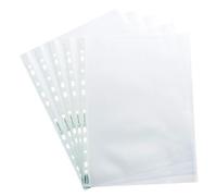 Sachet de 50 pochettes perforées PP recy orever 9/100e - A4 - Translucide