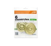 Le Parfait Couvercles Familia Wiss 100 mm pour terrines – Lot de 6