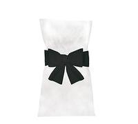 Sachet de 6 Noeuds pour Housse de chaise (diff. coloris) Couleur:NOIR