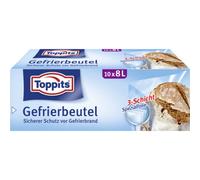 Sachet de congélation, 10 x 8 litres, 340 x 500 mm