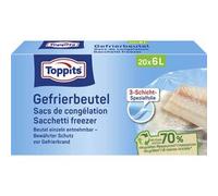 Sachet de congélation, 20 x 6 litres, 290 x 410 mm