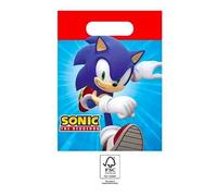 4Pk Sonic Paper Party Bags
