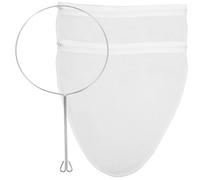 Sachet Filtre à Thé et Poignée avec Anneau Acier Inoxydable | Maison et Salon de Thé, Coton Réutilisable, Filtration Plus Nette sans Feuilles, Accessoires de Service
