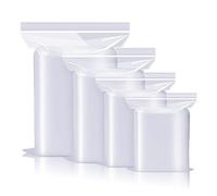Sachet Plastique Transparent, Sachets Plastiques Refermables, Sac a Sceller, Sac Plastic, Appropriés pour Stocker Noix, Céréales, Fournitures D'artisanat, Vêtements ect. 25X35cm 50Pièce