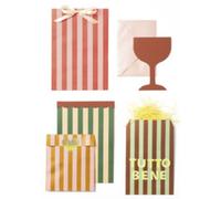 Sachet plat Flat Paper Bags Stripes 'FLUO'