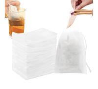 Sachets de Thé Vides,Petit Sachet Filtrant En Non-Tissé - Lot de 100 Sacs Filtres pour Cuisine et Soupe | Pour cuisine, voyage, bureau, assaisonnement, soupe, bouillon d'os, mijotage,