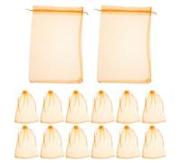 Sachets Présents à Cordon 50pcs en Organza Orange pour Bonbons | Mini Paquet Élégants, Pochettes à Bijoux à Cordon, Rangement Soigné pour Cartes et Fêtes