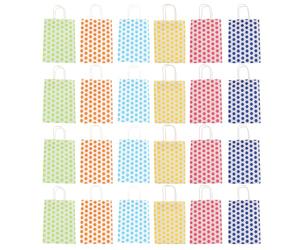 Sachets Présents Kraft 24 Pièces, Jolis Petits Paquet à Biscuits | Papier Kraft, Pochette D’emballage pour Bonbons et Fêtes, Style Élégant, Usage Mariages et Noël
